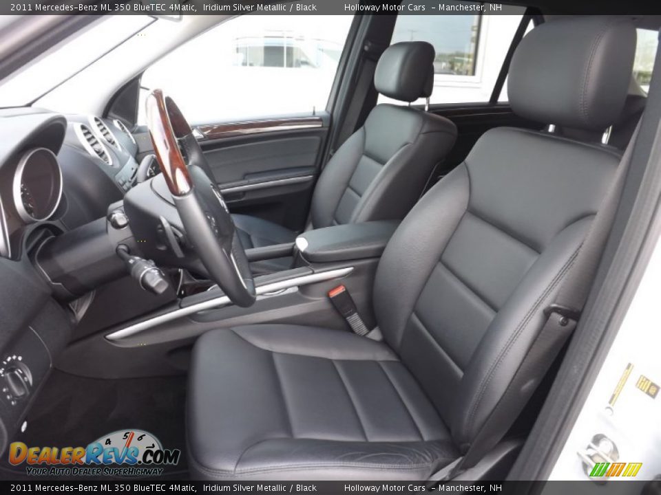 2011 Mercedes-Benz ML 350 BlueTEC 4Matic Iridium Silver Metallic / Black Photo #10