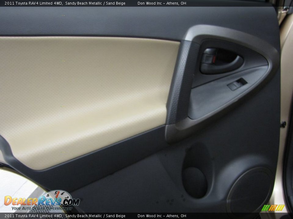 2011 Toyota RAV4 Limited 4WD Sandy Beach Metallic / Sand Beige Photo #12