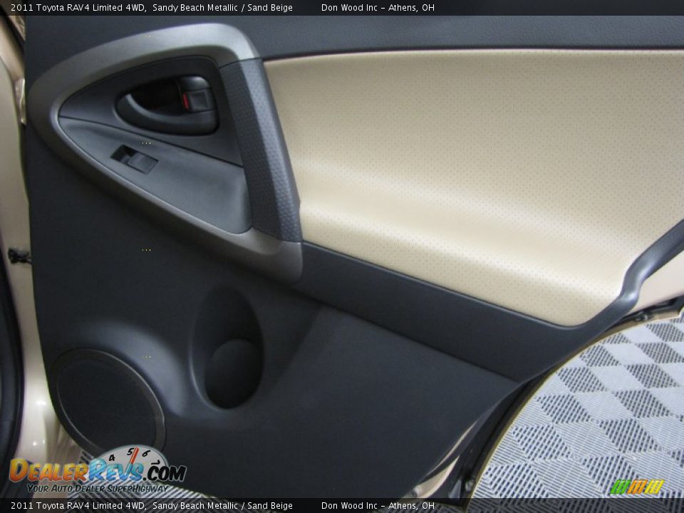 2011 Toyota RAV4 Limited 4WD Sandy Beach Metallic / Sand Beige Photo #13