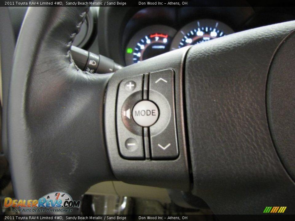 2011 Toyota RAV4 Limited 4WD Sandy Beach Metallic / Sand Beige Photo #16