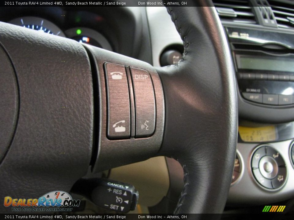 2011 Toyota RAV4 Limited 4WD Sandy Beach Metallic / Sand Beige Photo #17