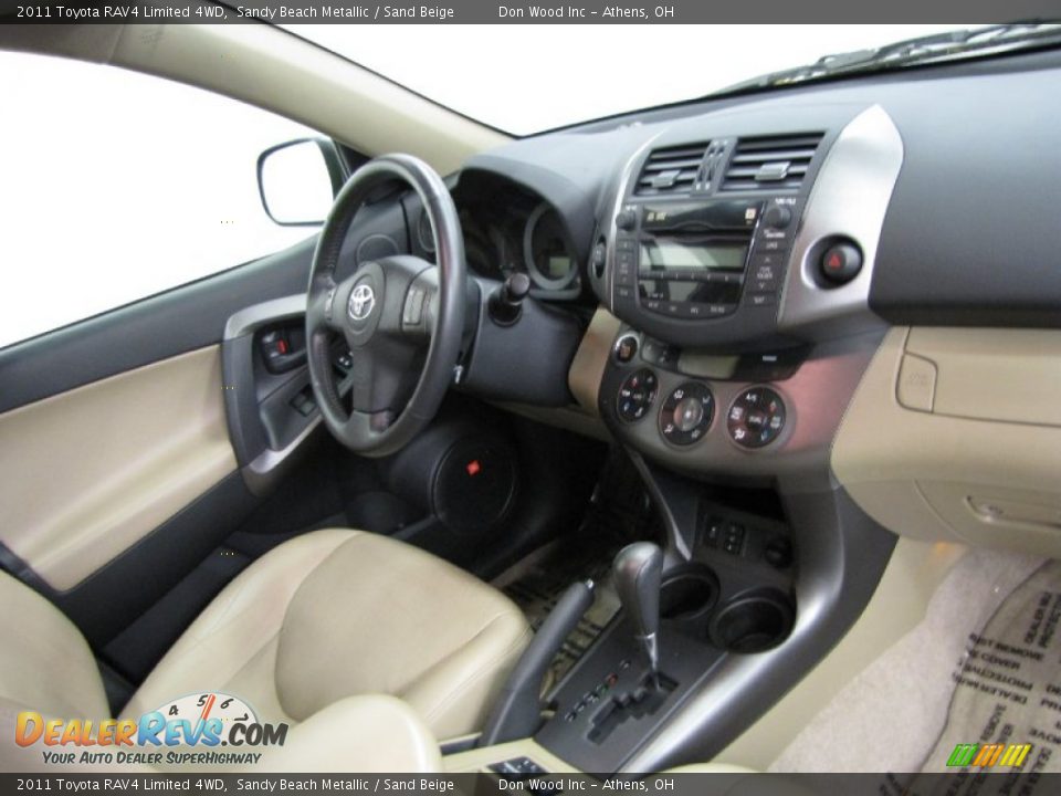 2011 Toyota RAV4 Limited 4WD Sandy Beach Metallic / Sand Beige Photo #23