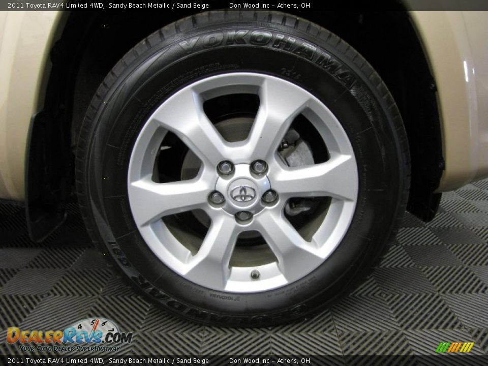 2011 Toyota RAV4 Limited 4WD Sandy Beach Metallic / Sand Beige Photo #25
