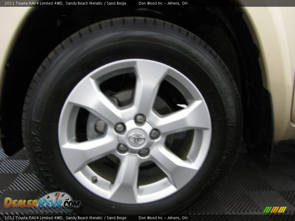 2011 Toyota RAV4 Limited 4WD Sandy Beach Metallic / Sand Beige Photo #26