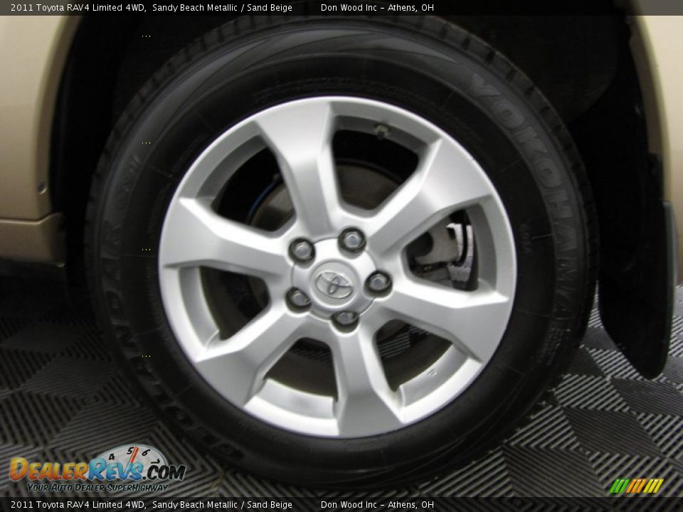 2011 Toyota RAV4 Limited 4WD Sandy Beach Metallic / Sand Beige Photo #27