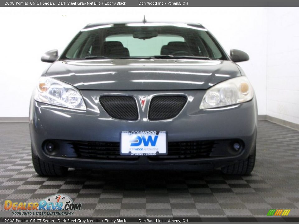 2008 Pontiac G6 GT Sedan Dark Steel Gray Metallic / Ebony Black Photo #2