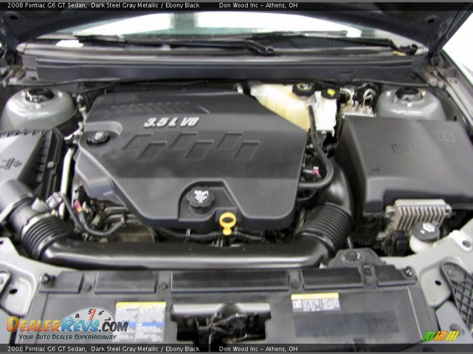 2008 Pontiac G6 GT Sedan Dark Steel Gray Metallic / Ebony Black Photo #5