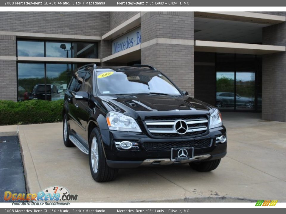 2008 Mercedes-Benz GL 450 4Matic Black / Macadamia Photo #1