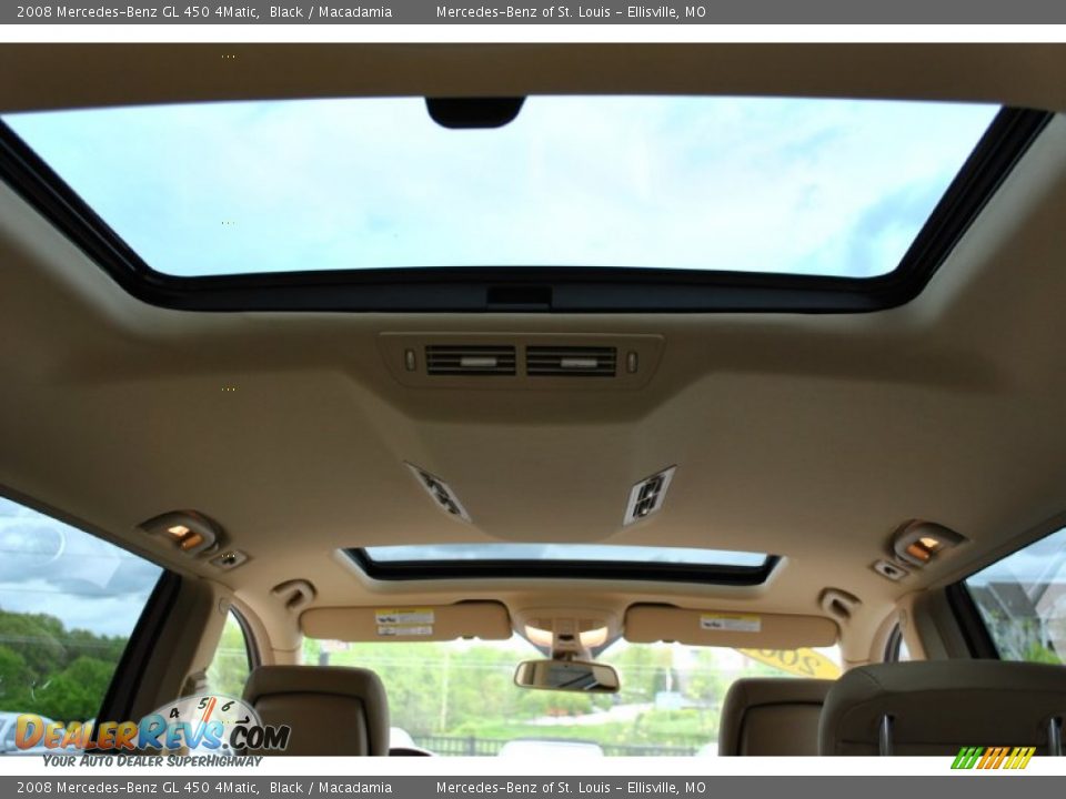 2008 Mercedes-Benz GL 450 4Matic Black / Macadamia Photo #3