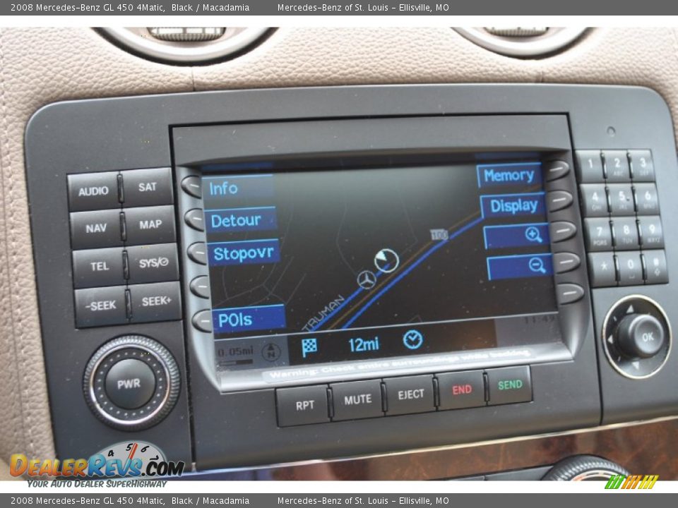 2008 Mercedes-Benz GL 450 4Matic Black / Macadamia Photo #4