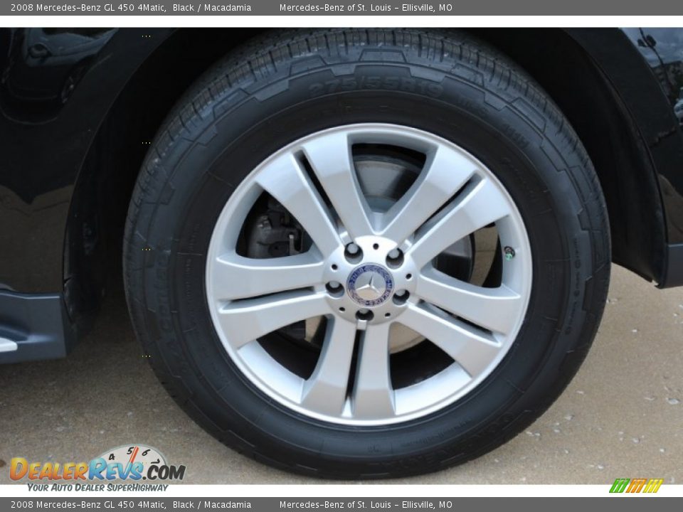 2008 Mercedes-Benz GL 450 4Matic Black / Macadamia Photo #6