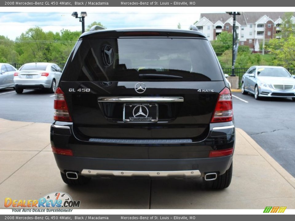 2008 Mercedes-Benz GL 450 4Matic Black / Macadamia Photo #10