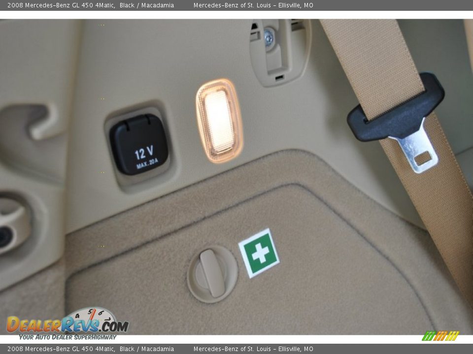 2008 Mercedes-Benz GL 450 4Matic Black / Macadamia Photo #12