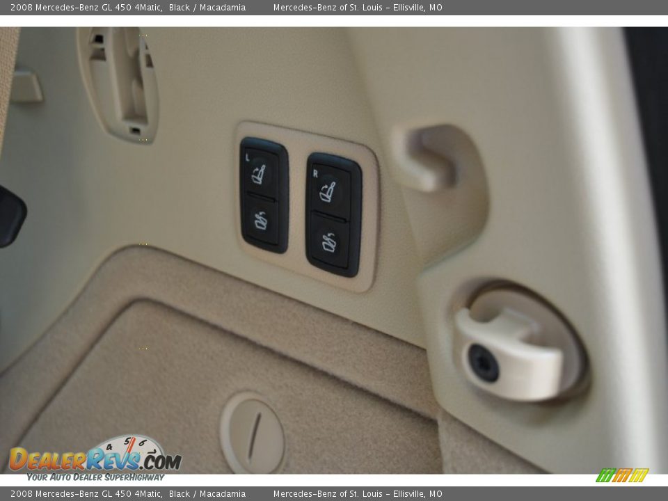 2008 Mercedes-Benz GL 450 4Matic Black / Macadamia Photo #13