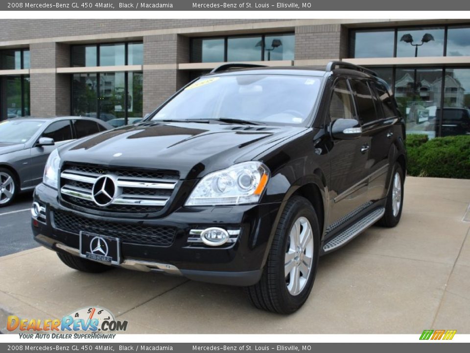 2008 Mercedes-Benz GL 450 4Matic Black / Macadamia Photo #16