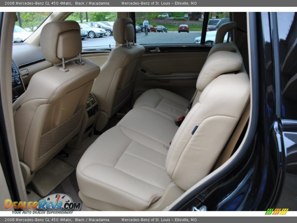 2008 Mercedes-Benz GL 450 4Matic Black / Macadamia Photo #18