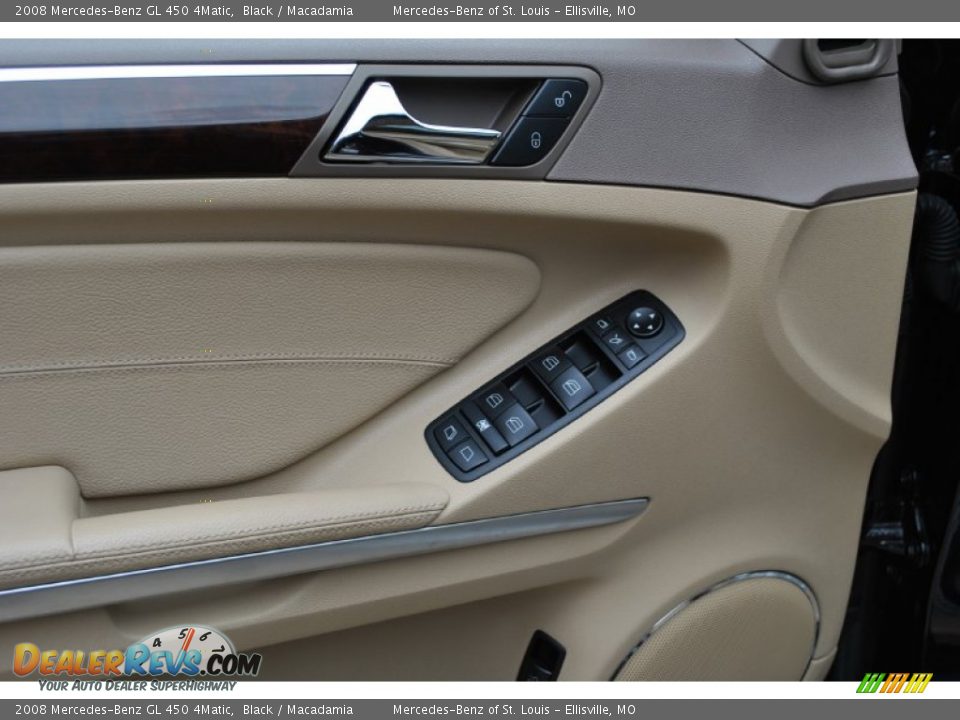 2008 Mercedes-Benz GL 450 4Matic Black / Macadamia Photo #19