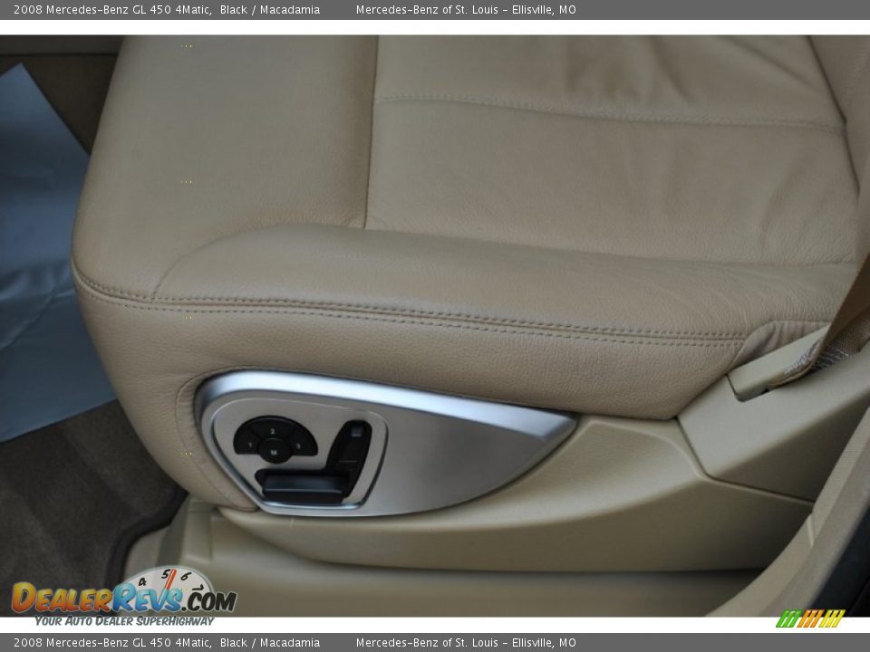 2008 Mercedes-Benz GL 450 4Matic Black / Macadamia Photo #20