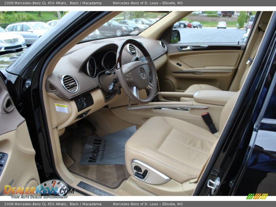 2008 Mercedes-Benz GL 450 4Matic Black / Macadamia Photo #21