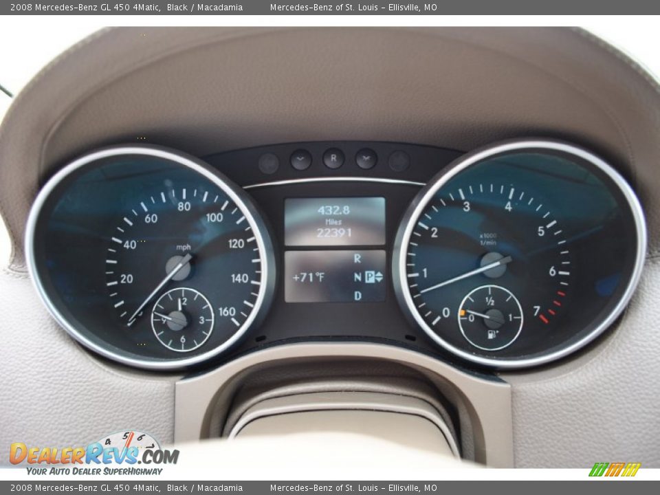 2008 Mercedes-Benz GL 450 4Matic Black / Macadamia Photo #22