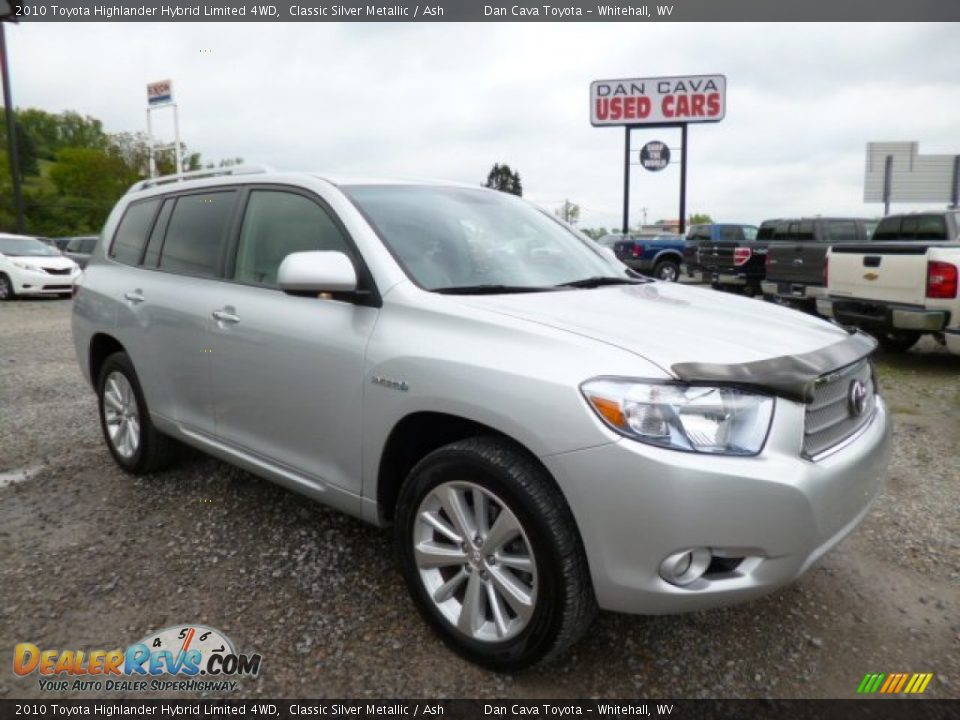 2010 Toyota Highlander Hybrid Limited 4WD Classic Silver Metallic / Ash Photo #1