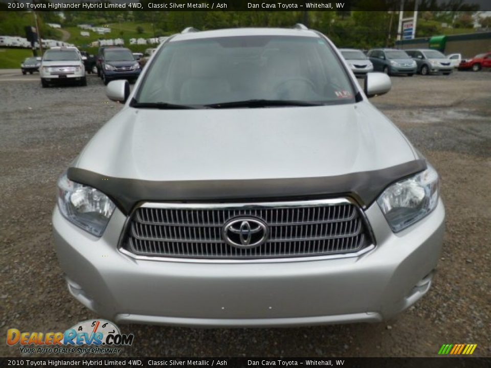2010 Toyota Highlander Hybrid Limited 4WD Classic Silver Metallic / Ash Photo #2
