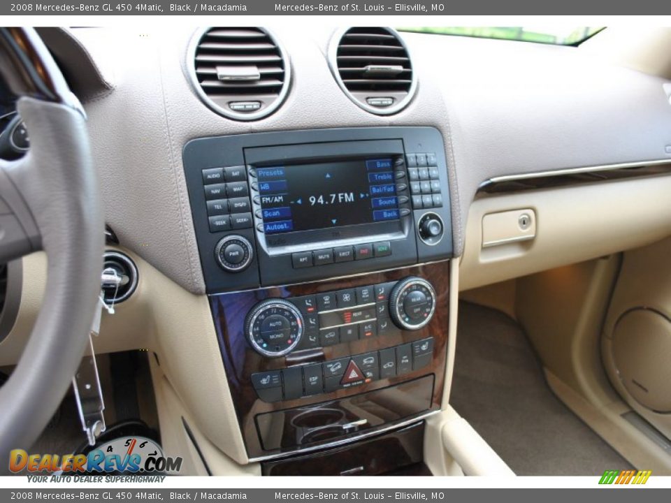 2008 Mercedes-Benz GL 450 4Matic Black / Macadamia Photo #24