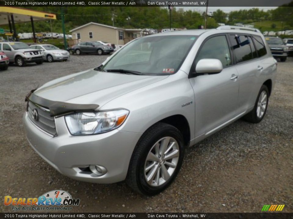2010 Toyota Highlander Hybrid Limited 4WD Classic Silver Metallic / Ash Photo #3
