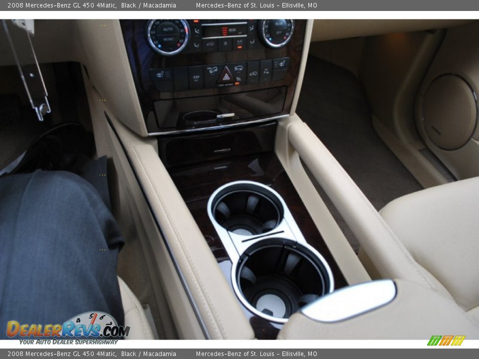 2008 Mercedes-Benz GL 450 4Matic Black / Macadamia Photo #25