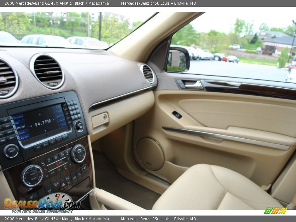 2008 Mercedes-Benz GL 450 4Matic Black / Macadamia Photo #26