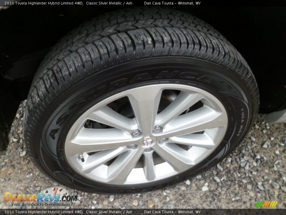 2010 Toyota Highlander Hybrid Limited 4WD Classic Silver Metallic / Ash Photo #6