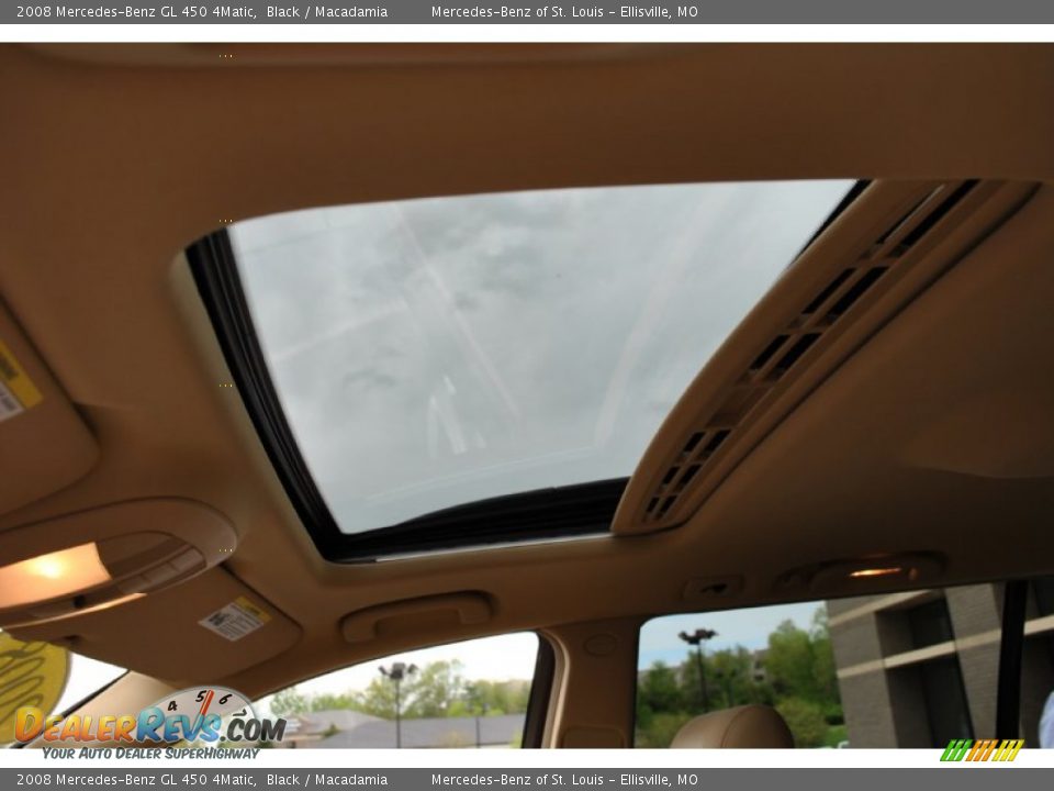 2008 Mercedes-Benz GL 450 4Matic Black / Macadamia Photo #28