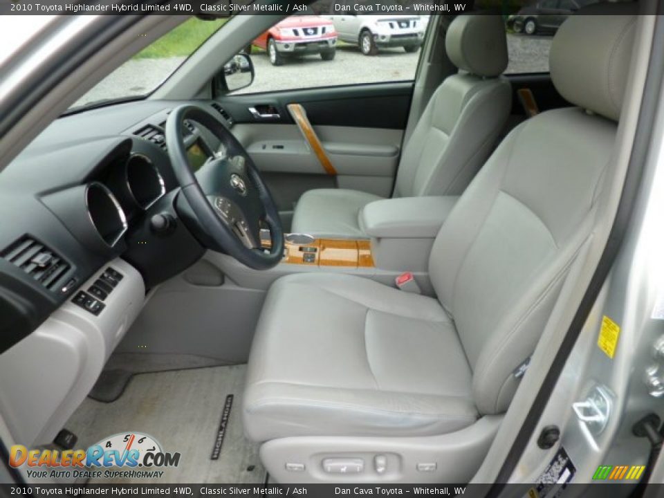 2010 Toyota Highlander Hybrid Limited 4WD Classic Silver Metallic / Ash Photo #11
