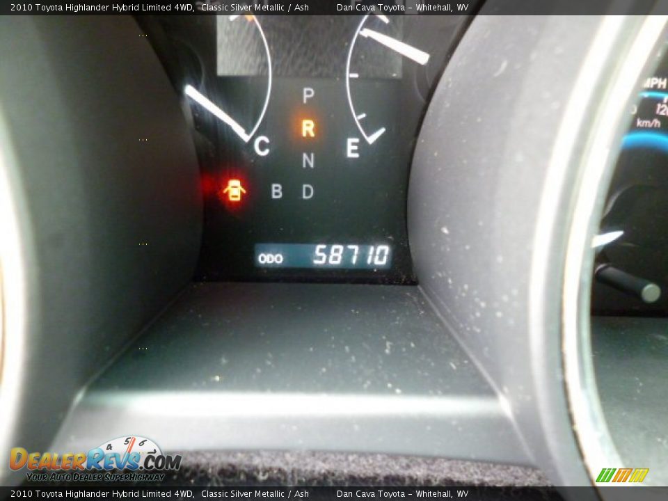 2010 Toyota Highlander Hybrid Limited 4WD Classic Silver Metallic / Ash Photo #15