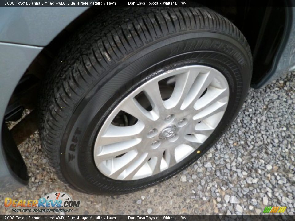 2008 Toyota Sienna Limited AWD Blue Mirage Metallic / Fawn Photo #6