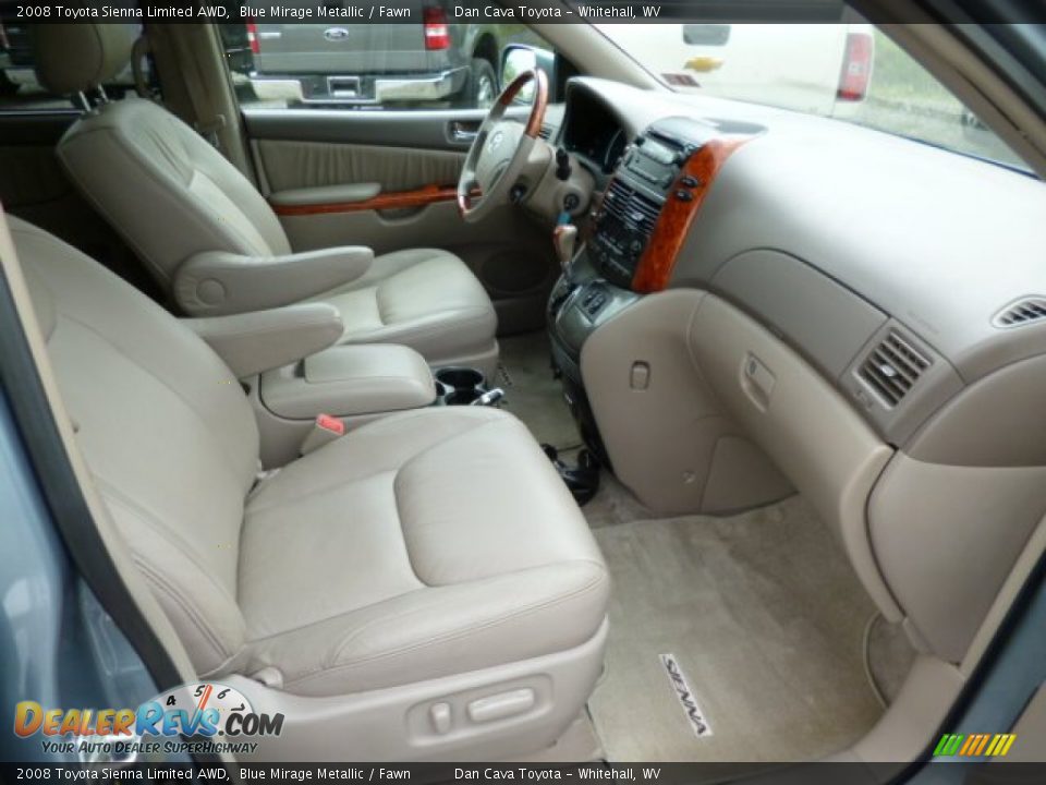 Fawn Interior - 2008 Toyota Sienna Limited AWD Photo #7