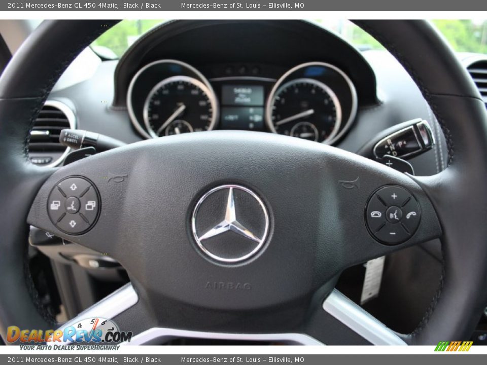 2011 Mercedes-Benz GL 450 4Matic Black / Black Photo #33