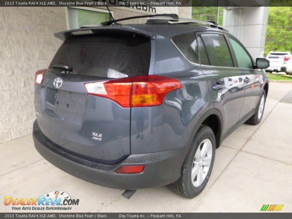 2013 Toyota RAV4 XLE AWD Shoreline Blue Pearl / Black Photo #2