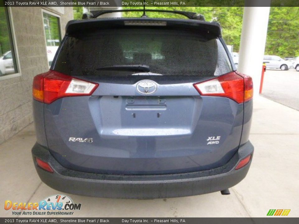 2013 Toyota RAV4 XLE AWD Shoreline Blue Pearl / Black Photo #3