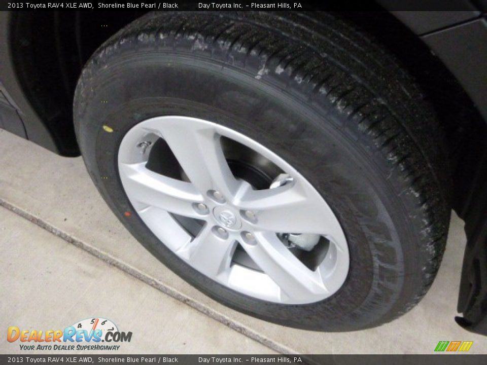 2013 Toyota RAV4 XLE AWD Shoreline Blue Pearl / Black Photo #8
