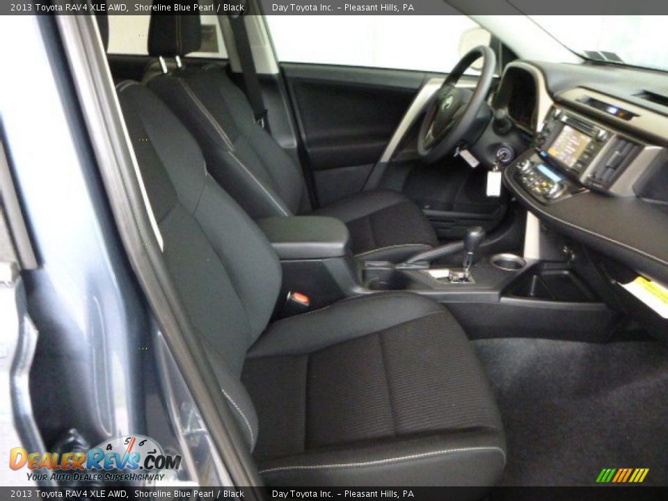 2013 Toyota RAV4 XLE AWD Shoreline Blue Pearl / Black Photo #9