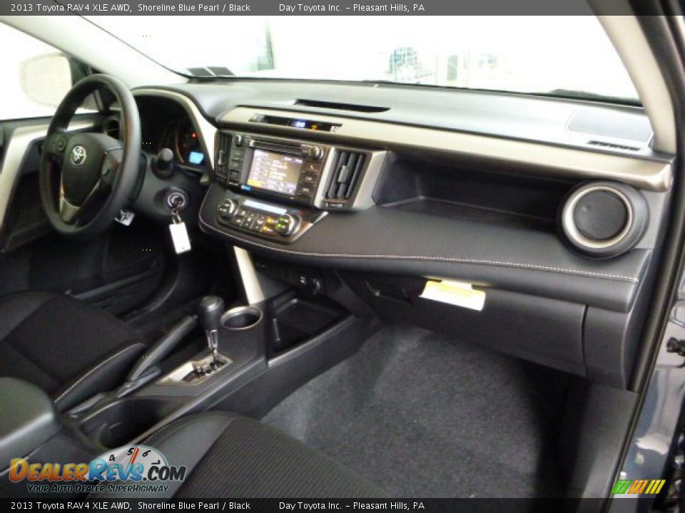 2013 Toyota RAV4 XLE AWD Shoreline Blue Pearl / Black Photo #10