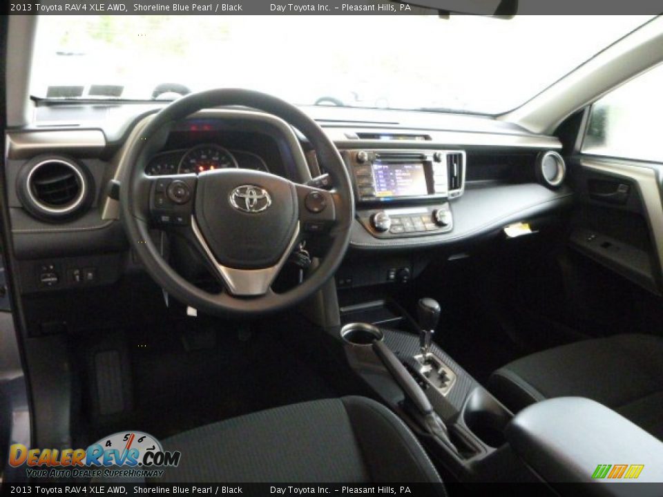 2013 Toyota RAV4 XLE AWD Shoreline Blue Pearl / Black Photo #15