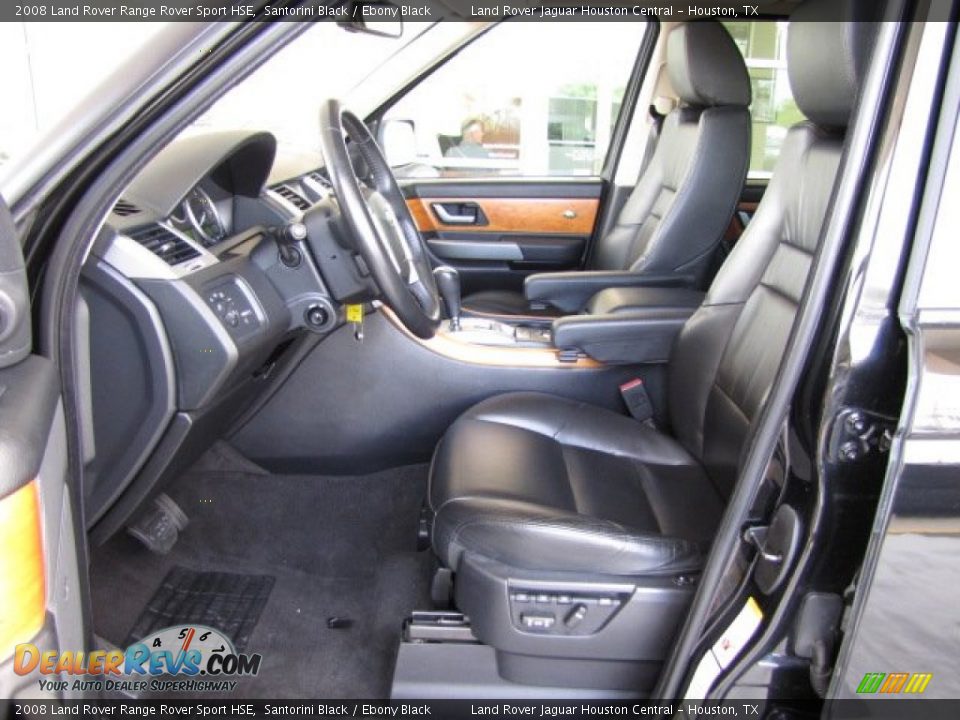 2008 Land Rover Range Rover Sport HSE Santorini Black / Ebony Black Photo #2