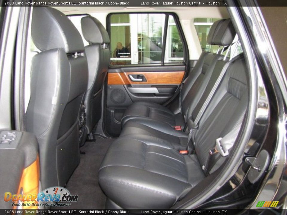 2008 Land Rover Range Rover Sport HSE Santorini Black / Ebony Black Photo #4