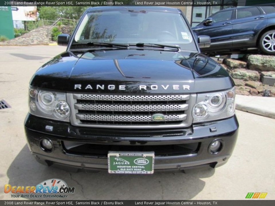 2008 Land Rover Range Rover Sport HSE Santorini Black / Ebony Black Photo #6