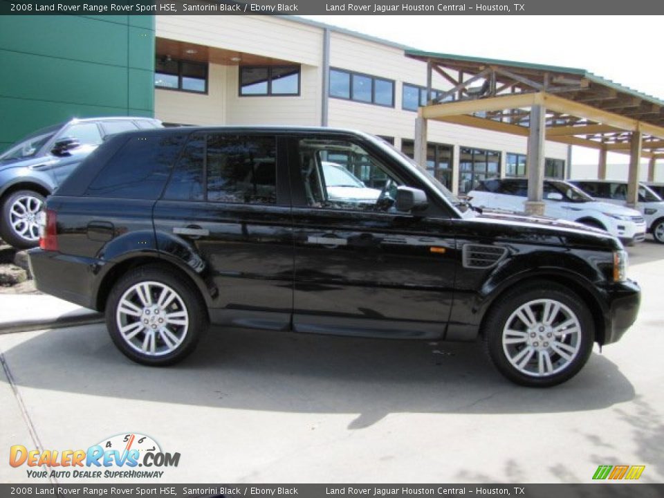 2008 Land Rover Range Rover Sport HSE Santorini Black / Ebony Black Photo #11