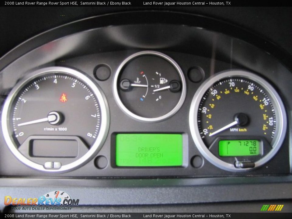 2008 Land Rover Range Rover Sport HSE Santorini Black / Ebony Black Photo #15