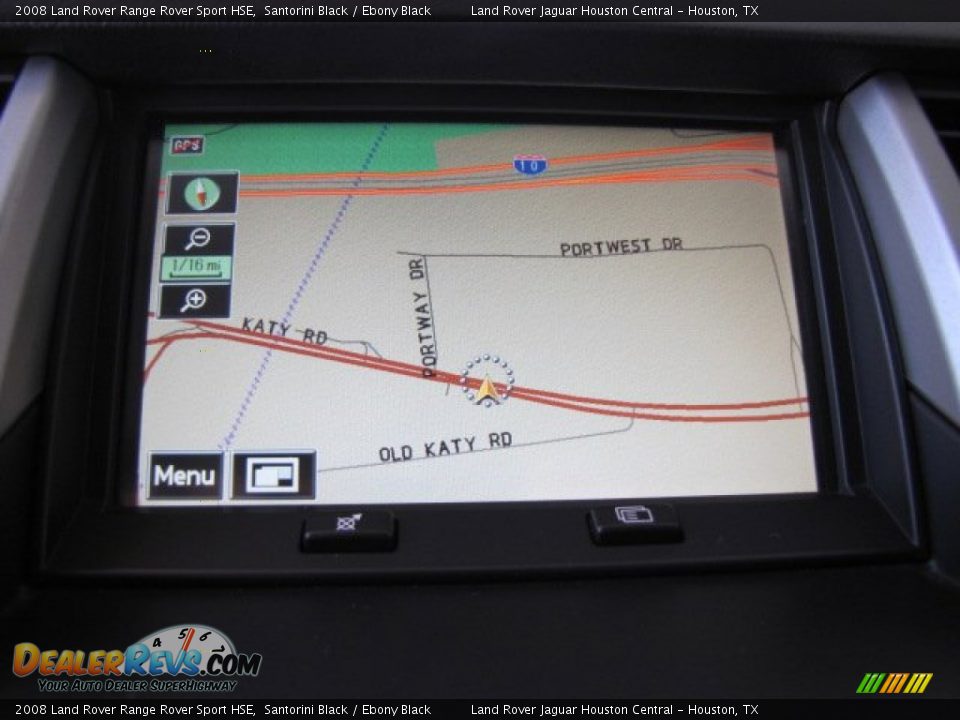 2008 Land Rover Range Rover Sport HSE Santorini Black / Ebony Black Photo #17
