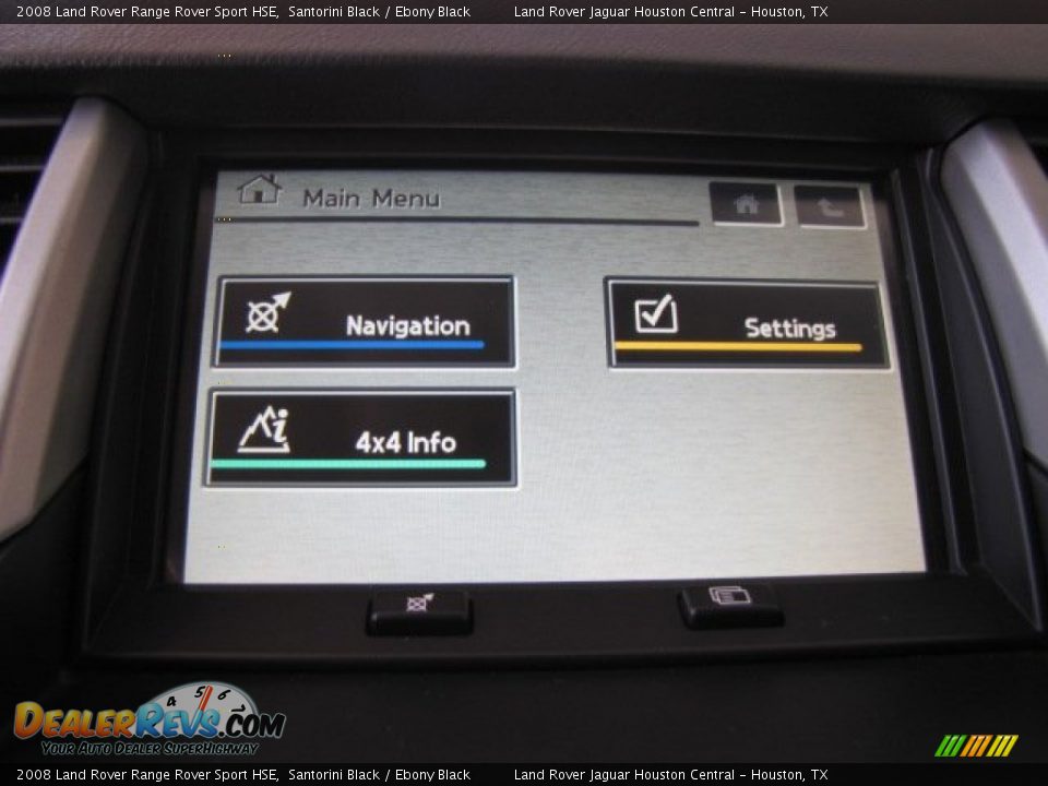 2008 Land Rover Range Rover Sport HSE Santorini Black / Ebony Black Photo #18